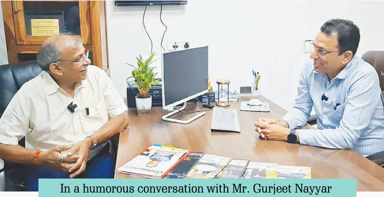 An Exclusive Conversation with  “Mr. Gurjeet Nayyar” on Leadership,  Innovation, and the Future  of Textile Machinery